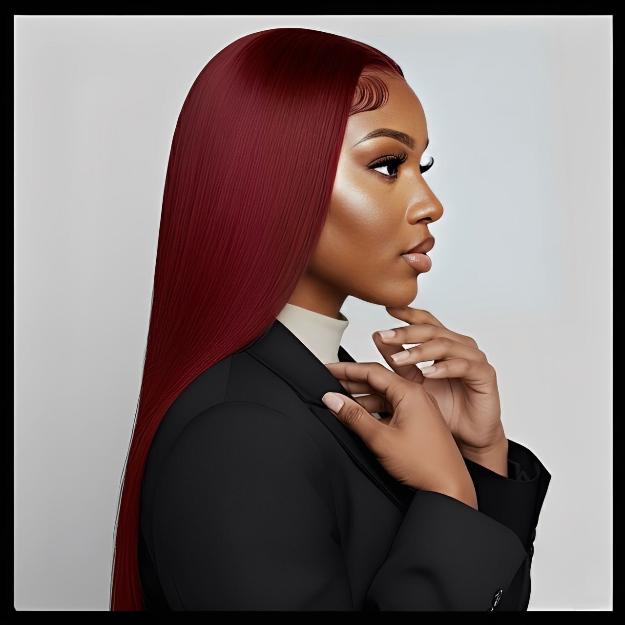 Hot Girl Things™ Crimson Lilly | 13x4 Front Lace | Brazilian Straight